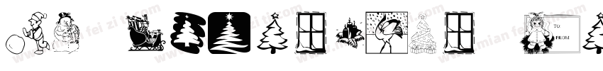 KR Christmas Time字体转换